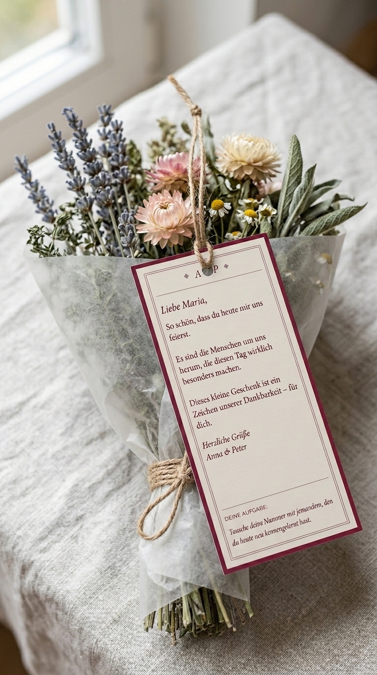Gastgeschenk zur Hochzeit — braucht es das überhaupt?