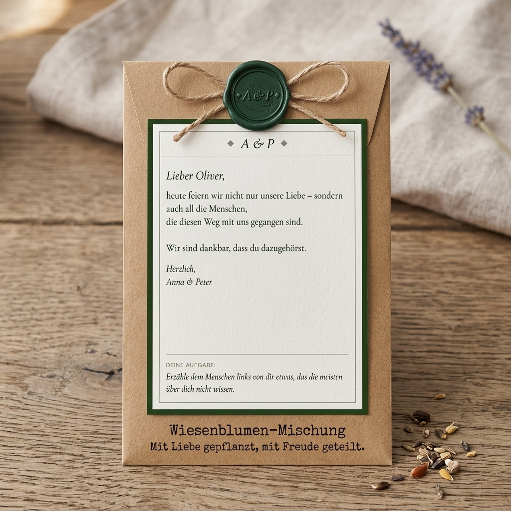 Gastgeschenk-Karten